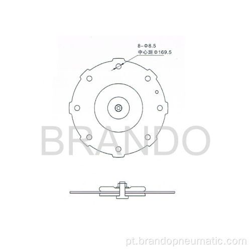 DMF-Z-62S pulso válvula diafragma de Kits